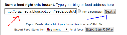 Membuat FeedBurner