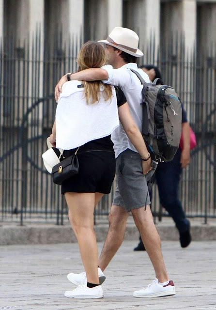 Kate Winslet and her husband Ned Rocknroll out in Venice