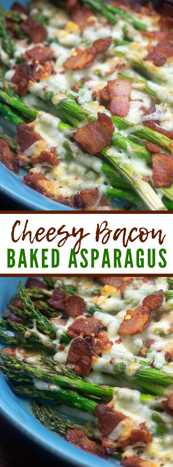 CHEESY BAKED ASPARAGUS #healthydinner #lowcarb