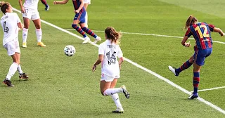 video: Barcelona female team dismantle Real Madrid in first-ever El Clasico