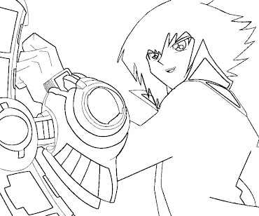 #5 Jaden Yuki Coloring Page