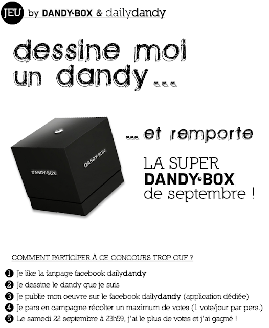 1 Dandybox à gagner: box pour homme