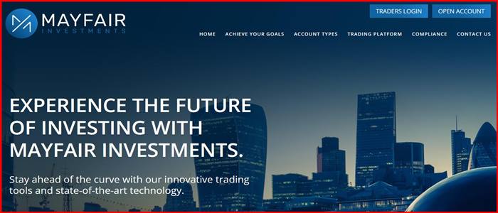 [Мошенники] mayfairinvestments.com – Отзывы, развод, обман! Брокер Mayfair Investments мошенник