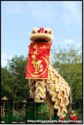 Chinese Lion Dance@Hong Kong Disney