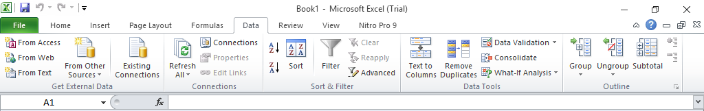 Menu Data Pada Microsoft Excel