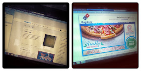 Bloglovin feed - Ordering a Domino's Pizza