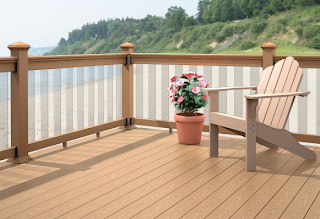 wooden deck railing designs