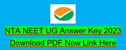 Answer Key NTA NEET UG 2023