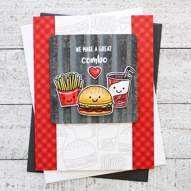 Sunny Studio Stamps: Beach Babies Summer Fast Food Fun Punny Critter Campout Cards by Leanne West