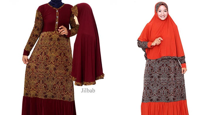 Contoh gambar Baju  Gamis Muslimah yg  lagi  trend Elneddy 