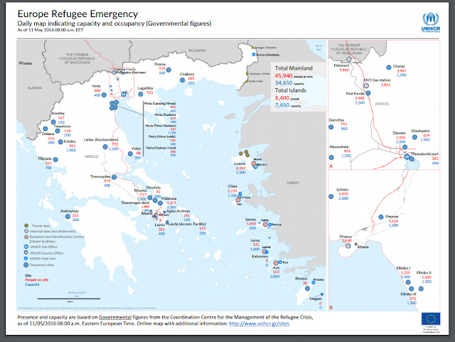 2073 πρόσφυγες βρίσκονται αυτή την στιγμή στον νομό Πιερίας σύμφωνα με την Ύπατη Αρμοστεία του ΟΗΕ.