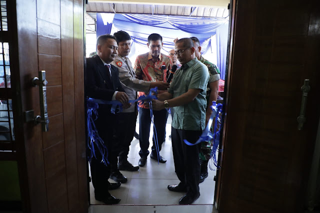 Kadis Kominfo Asahan Meresmikan Pemakaian Kantor SMSI Asahan-Tanjung Balai