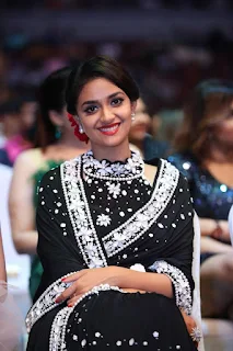 Actress Keerthy Suresh Photos At SIIMA Awards 2019