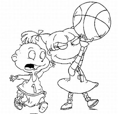 Rugrats Nickelodeon Coloring book sheet