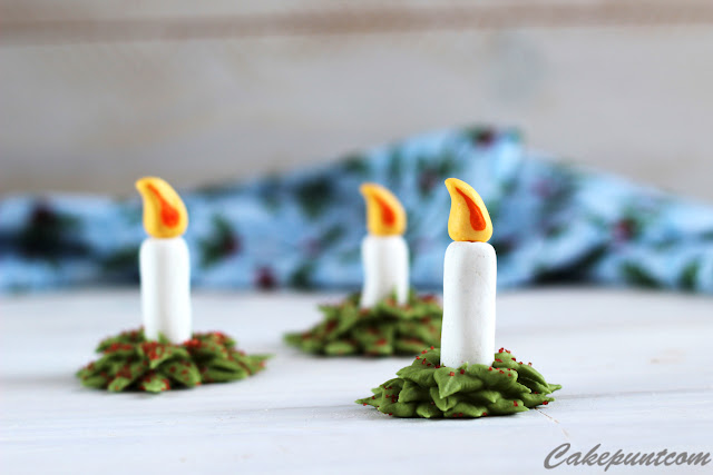 VELAS DE NAVIDAD (TUTORIAL)