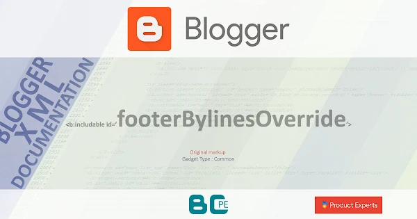 Blogger - footerBylinesOverride [Common GV2]