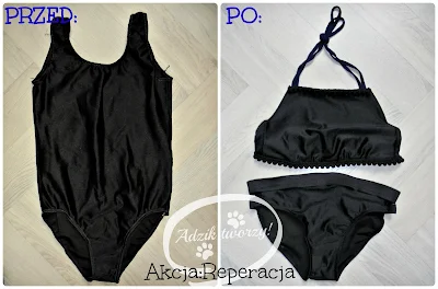 Adzik tworzy przeróbka bikini