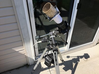 DSLR with solar filter