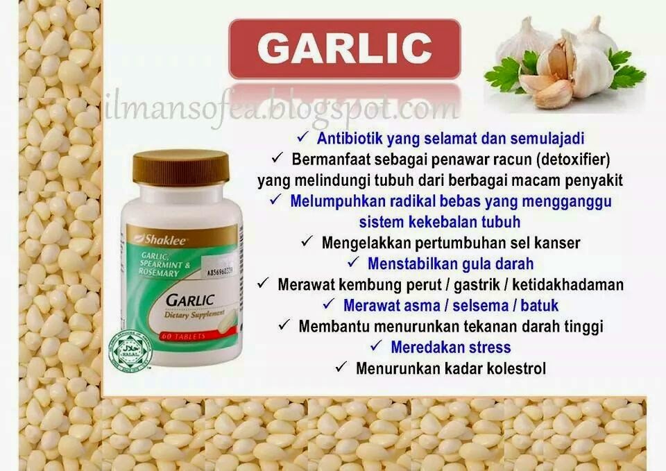 Vitamin Cerdas Cergas: Garlic Complex Mengekalkan Tekanan 
