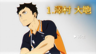 ハイキュー !! アニメ 4期 烏野高校 キャプテン オポジット 澤村大地 CV.日野聡 Sawamura Daichi  Haikyu!! Karasuno High