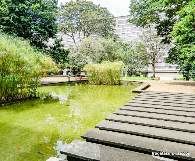 jardim de Burle Marx na Quadra 308 Sul de Brasília