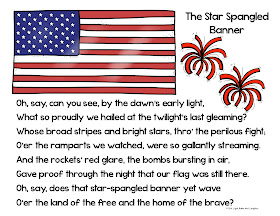 Star Spangled Banner Poster from Light Bulbs and Laughter