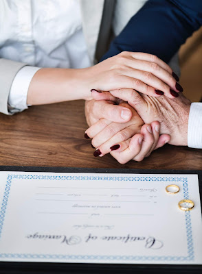 Certificado de matrimonio