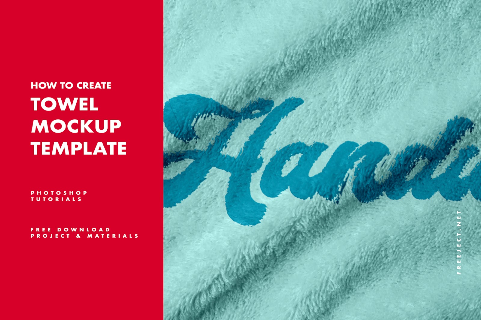 Download How To Create Towel Mockup In Photoshop Photoshop Tutorials