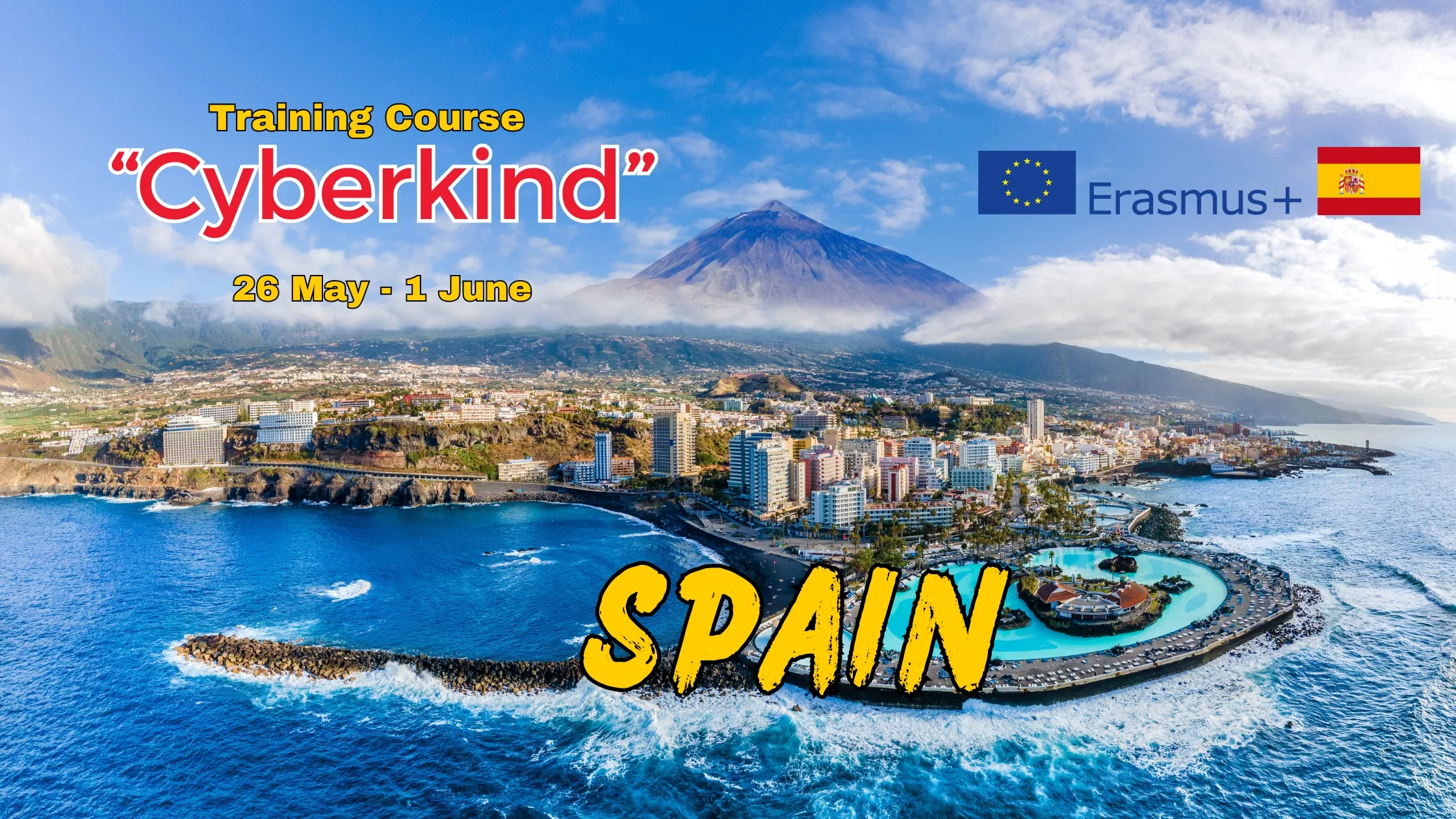 Training Course "Cyberkind" in Tenerife, Spain (Fully Funded)