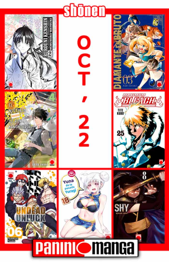 Novedades Panini Comics España octubre 2022 - manga - shonen