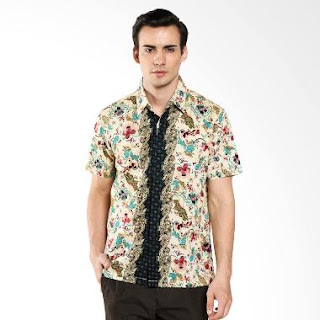 Model Baju Batik Pria Kombinasi Terbaru