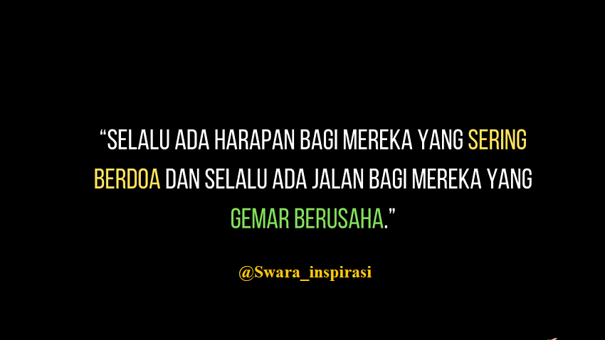 55+ Kata Bijak Kerja Keras dan Motivasi Sukses di Masa Depan, Renungkan