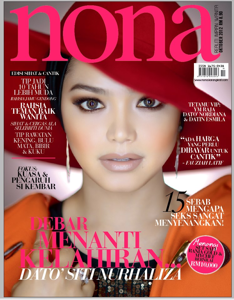 DOMINASI LELAKI: Siti Nurhaliza, 'TAKLUK' NONA Oktober 2012