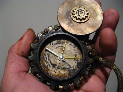 Don Pezzano's blog and Etsy shop are full of steampunk creations and other
