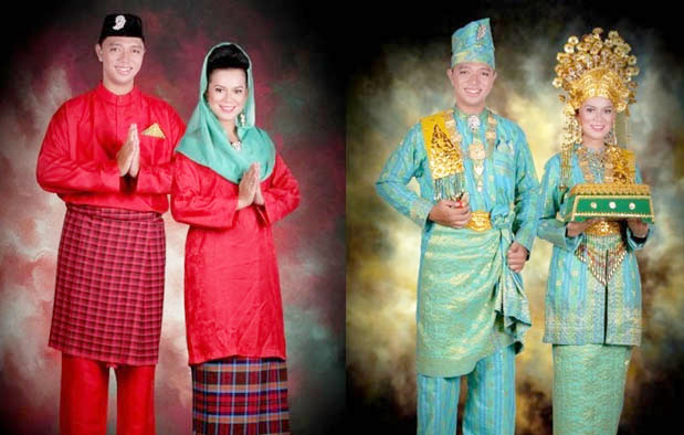 Inilah Pakaian Adat Dari Kepulauan Riau Pria dan Wanita 