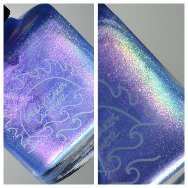 purple nail polish bottle