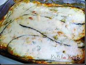 Krista Kooks Lighter Eggplant Parmesean 4 Weight Watchers