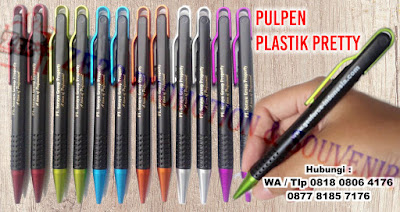 Jual Pulpen plastik Pretty, Souvenir Pen Prety, Pulpen Pretty, Ballpoint Prety Souvenir, PULPEN SOVENIR PROMOSI