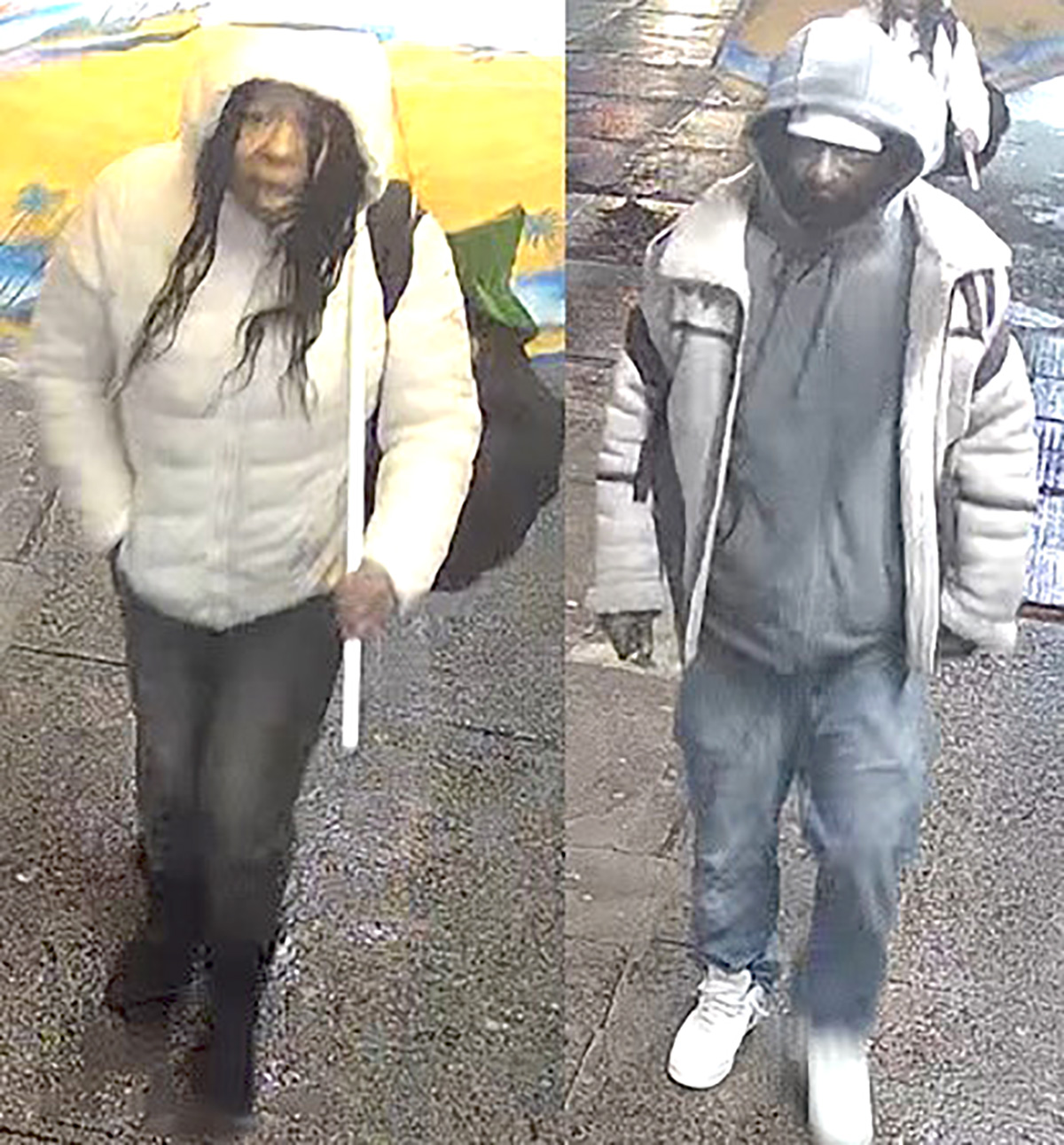 The NYPD is searching for a woman and a man in connection with an assault and robbery in Mott Haven. -Photo by NYPD