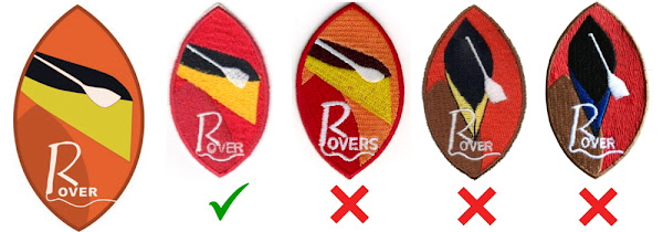 insignia Rover Aspirante de ASDE - Scouts de España