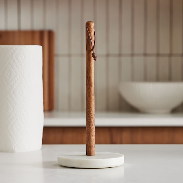 west elm paper towel holder