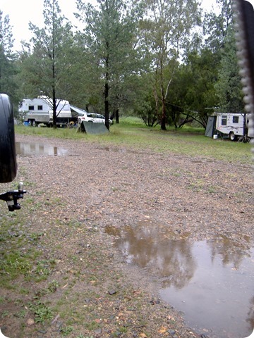 Gwydir River Campground - and still the rain comes