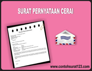 Contoh Surat Pernyataan Cerai - Contoh Surat