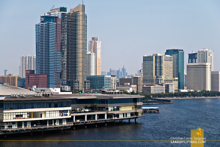 Manila as seen from the Deck of the USS Blue Ridge