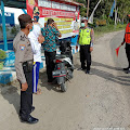 Mendukung PPKM Level 4 Kota Medan, Polres Sergai Giat Pos Penyekatan di Dolok Masihul