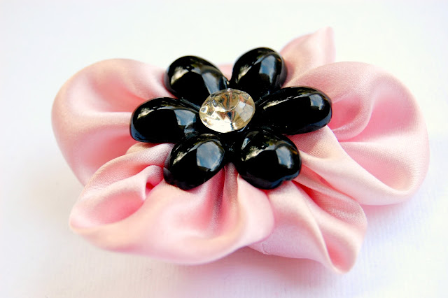 pink and black silk hair flower - Wish List: Catherine Masi