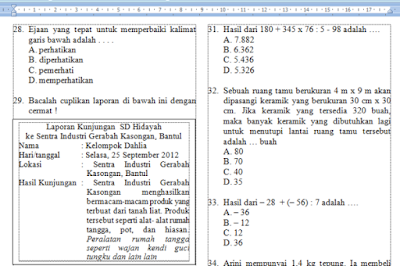 Download soal latihan tes seleksi masuk SMP Kumpulan Latihan Soal Tes Seleksi Masuk SMP/MTs