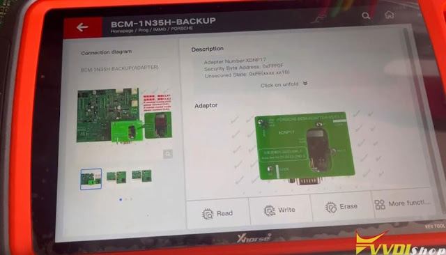 VVDI Key Tool Plus Program Porsche Macan 2018 All Keys Lost 5