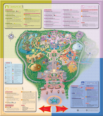 disneyland california map of park. Diposkan oleh Best Theme Park