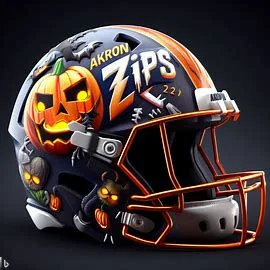 Akron Zips Halloween Concept Helmets